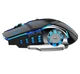 Беспроводная игровая мышь Bajeal M500 Bluetooth 2.4 ГГц RGB 3600 DPI аккумулятор зарядка Type-C черная - изображение 4