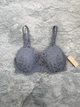 Мереживний бюстгальтер зі вставними подушечками ThirdLove Boho Lace Uplift Bra - 75E- сіро-графітовий - изображение 2