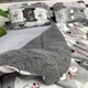 Одеяло холлофайбер Cappone из микрофибры Котики серые 200х220 см - изображение 1