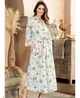 Женский халат Mia-Amore NIKA 1639 Ника, молочний/блакитний, 3XL - изображение 1