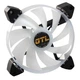 Вентилятор GTL 120 мм Multicolor B3, White/Black (GTL-120LMCB3P ARGB) - зображення 2