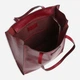 Torebka shopper damska ze skóry naturalnej The Bridge Mirra 04130401 01A Bordowa (800070359563) - obraz 3