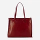 Torebka shopper damska ze skóry naturalnej The Bridge Mirra 04131401 01A Bordowa (800070359565) - obraz 2