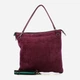 Torebka crossbody damska ze skóry naturalnej duża Gabs G16 G012610T2X3214 C3530 Bordowa (800070361243) - obraz 4