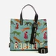Torebka crossbody damska materiałowa Rebelle Electra REB0297T0035 0123 Zielona (800070364366) - obraz 3