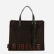 Torebka crossbody damska materiałowa Rebelle Electra REB0082T0001 0189 Brązowa (800070364362) - obraz 1
