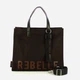 Torebka crossbody damska materiałowa Rebelle Electra REB0082T0001 0189 Brązowa (800070364362) - obraz 3