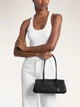 Сумка багет сідло жіноча з натуральної шкіри Michael Kors Laila 30T6G9IT0L 001 Чорна (800070364536) - зображення 2