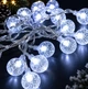 Гирлянда Шарики Прозрачные 20 LED, 5 м, белый, с переходником, 220 В, 1620-03 - изображение 1