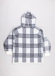 Женская кофта из альпаки в черно-серую клетку с капюшоном One Size (2631272) One size One Size - изображение 6