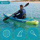 Надувний каяк-SUP AQUASTIC Raglan 11'2 240 см, гібрид 2в1, до 120 кг, з веслом і сидінням зелений (2000188292) - зображення 6