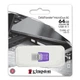 Флеш-накопитель Kingston DT Duo 3C 64GB (DTDUO3CG3/64GB) - изображение 3