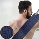 Мочалка-ремінь у формі стрічки. Двостороння скрабувальна груба з ручками - зображення 2
