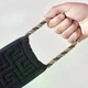 Мочалка-ремінь у формі стрічки. Двостороння скрабувальна груба з ручками - зображення 3