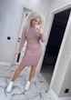 Женское платье вязаное темная пудра 42-50 с1524.5016.1 - изображение 1