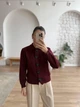 Кардиган женский укороченый бордовый 42-48 г1435.4575 - изображение 8