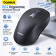 Беспроводная компьютерная мышь Baseus F02 Ergonomic Wireless Mouse эргономичная 2.4 ГГц Черный (686890001) - изображение 2