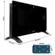 Конвекторний обігрівач скляний Maltec CH7000DWB Wi-Fi Smart чорний - изображение 2