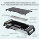 Геймерская настольная подставка для монитора MOOJAY с RGB-подсветкой, 4 портами USB 3.0 и органайзером, нагрузка до 20 кг, сложная конструкция, подставка под ноутбук - Уценка - изображение 5