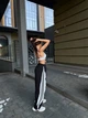 Женские спортивные брюки с лампасами на змейке / Черный 42-44 / BASED 0145800 - изображение 4