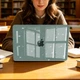 "Чехол Hardshell Glitter для Apple MacBook Air 13.6"" M2 A2681, зеленый" - изображение 2