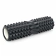 Масажний ролик для спини та м'язів 45×12 см, рельєфний Foam Roller, PVC + Foam Чорний - зображення 1