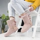 Жіночі уггі Пудра Середні Замша 2 Банти UGG Bailey Bow II Dusk Pink (39, пудра) - изображение 9
