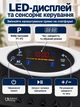 Віброплатформа з пультом та еспандерами, вібраційний фітнес-тренажер для схуднення і зміцнення м’язів з дисплеєм, Bluetooth і протиковзкою масажною поверхнею, 5 програм Білий, TSVP-1-White - зображення 9