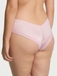 Трусики чікі Victoria's Secret Tease Satin Lace-Trim Cheeky Panty М Рожева смужка (27403093) - изображение 2
