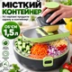 Овощерезка терка слайсер измельчитель для овощей фруктов сыра яиц чеснока ручная мандолина с регулируемым лезвием и контейнером мультислайсер фри резка кухонный слайсер с насадками 9 шт для фигурной нарезки ломтиками кубиками соломкой - изображение 3