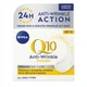Укрепляющий дневной крем для лица против морщин Nivea Q10 Anti-Wrinkle Action Power SPF 15 (Коэнзим двойного действия и Креатин) 50 мл Farming Day Care, Reduces + prevents wrinkles, Pure Q10 and Creatine, All Skin Types , 35 + - изображение 2