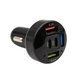 Автомобильное зарядное устройство 5 портов USB QC + Type-C PD 24Вт, 12-24В, с цифровым вольтметром и подсветкой, быстрая зарядка - изображение 3