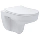 3810825 Simple Підвісний безобідковий унітаз з кришкою soft-close, Vortex Flush, білий глянець (1 сорт) DEVIT 3810825 - зображення 1