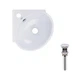 Керамическая угловая раковина QTAP LEO QT11115010WN47331 - изображение 1