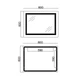 Дзеркало прямокутне 60х80 QTAP CARDINAL REVERSE QT0478C6080 - зображення 2