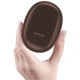 Грелка для рук с аккумулятором Proove HeatBean Hand Warmer нагрев 40 45 53 °C 2500mAh USB 5V до 13 часов работы мини обогреватель карманный от холода Brown - изображение 4