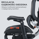 Fotel biurowy ergonomiczny Sihoo DORO C500 V2 Ultra z podnożkiem Czarny (4820216980189) - obraz 12