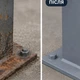 Краска Rust Remover Paint for Metal для металла с антикоррозийным эффектом серая удаление ржавчины водостойкое покрытие объем 1 л - изображение 5