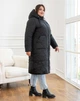 Женская зимняя куртка с капюшоном удлинённая MODA 100350 54 Черный (М - 100350/1 D ) - изображение 2