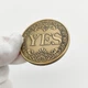Сувенирная монета принятия решений YES/NO 4 см 3703 (золото антик) OP1-3716 - изображение 3