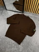 Чоловічий гольф демісезонний Stone Island в'язаний XL коричневий (SI10131) - зображення 1