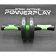 Ролик для пресса PowerPlay подвійний Dual-Core Ab Wheel Чорно-зелений (PP_4327_Black/Green) PowerPlay PP_4327_Black/Green 1078858 - изображение 6