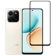 Защитное стекло TDG 9D для Honor X7d полная проклейка черный - изображение 1
