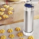 Прес-дозатор Cookie Press 450 мл для формування печива та декорування десертів, 24 змінні елементи - зображення 6