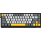 Клавиатура Ajazz x NacodeX NK68 V2 Red Switch Black/Grey/Yellow (NK68-V2-R-BGY) [175699] - изображение 1