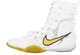 Взуття для боксу Nike Hyperko 3 білий, золотистий Уні 41 (8US) 26 см - зображення 5