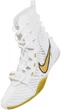 Взуття для боксу Nike Hyperko 3 білий, золотистий Уні 41 (8US) 26 см - зображення 7