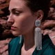 Жіночі сережки вечірня біжутерія Довгі 13 см jewelry сріблясті - зображення 4