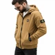 Куртка мужская Stone Island карман бежевая 4 ДЛ7036, городская весенняя, водоотталкивающая, эластичная XXL - изображение 1
