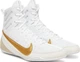 Взуття для боксу Nike Machomai 3 білий, золотистий Уні 40 (7US) 25 см - зображення 2